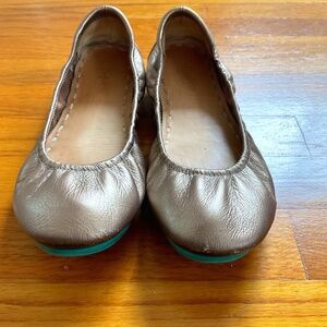 Tieks metallic bronze size 10, box and bag included